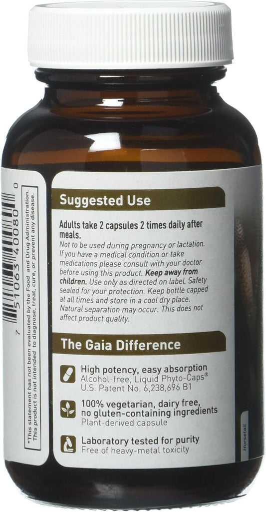 Gaia Herbs Hair Skin and Nail Support - 60 Vegetarian Liq Phyto-Caps