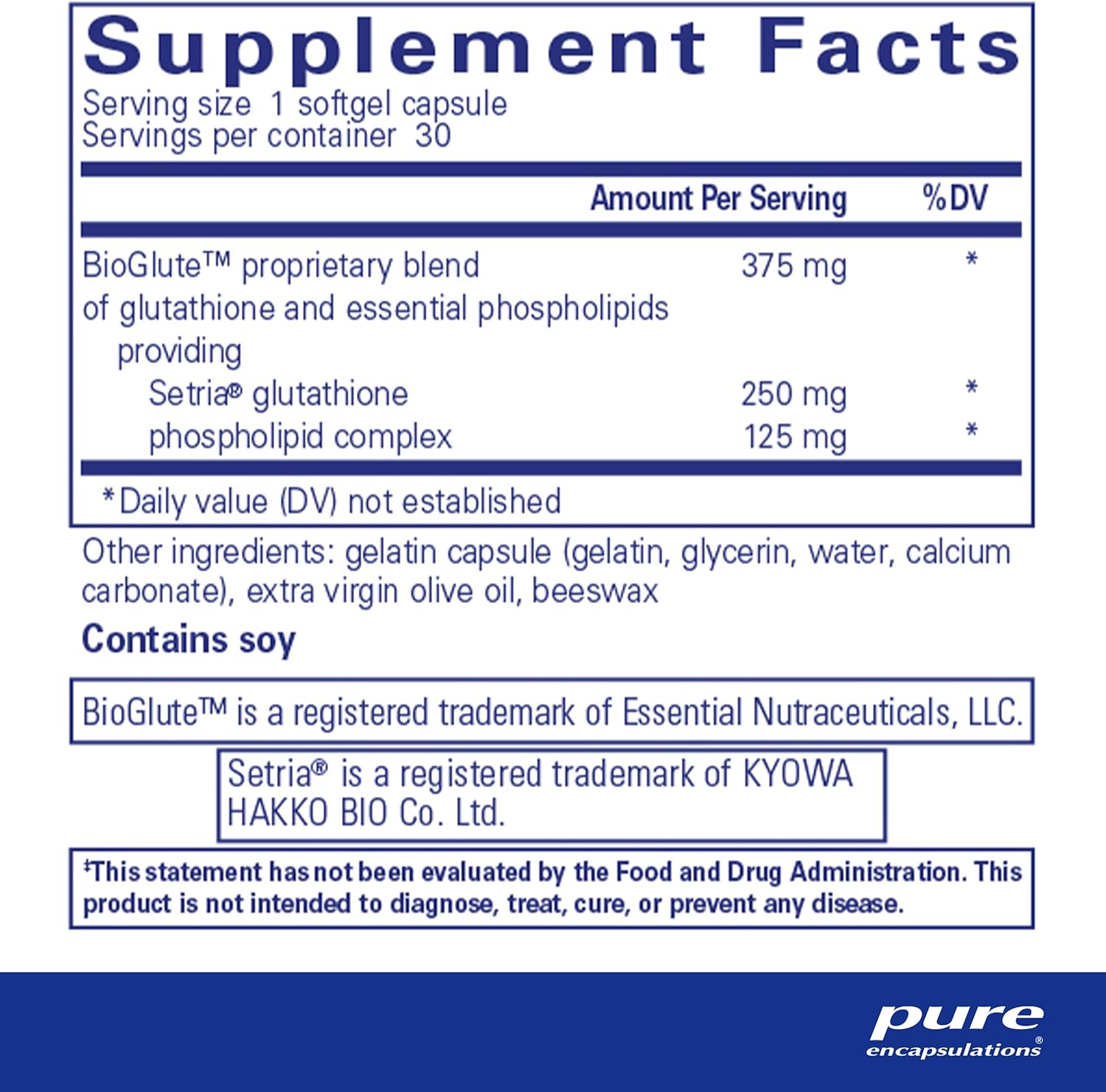 Pure Encapsulations Liposomal Glutathione - Supplement for Immune Support, Liver, Antioxidants, and Detoxification* - with Glutathione & Phospholipids - 30 Softgel Capsules