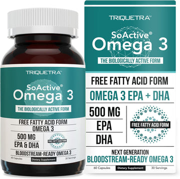 SoActive? Omega 3 EPA & DHA | Free Fatty Acid Form Omega 3 | Near Perf