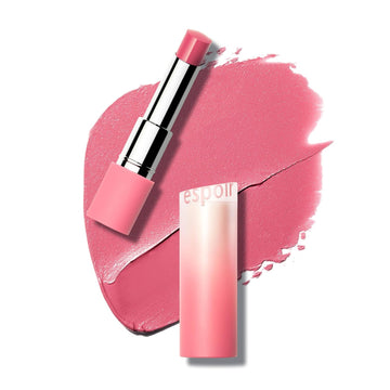 Espoir Lipstick Nowear Volume Matte #2 Kinda Pink 0.1Oz | Airy Velvet Matte Lip | Long-Lasting Vibrant Color | Soft Creamy Texture Like Cloud | Cruelty-Free | Korean Lip Makeup