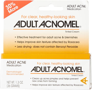 Acnomel Adult Acne Medication Cream 1.3 Oz