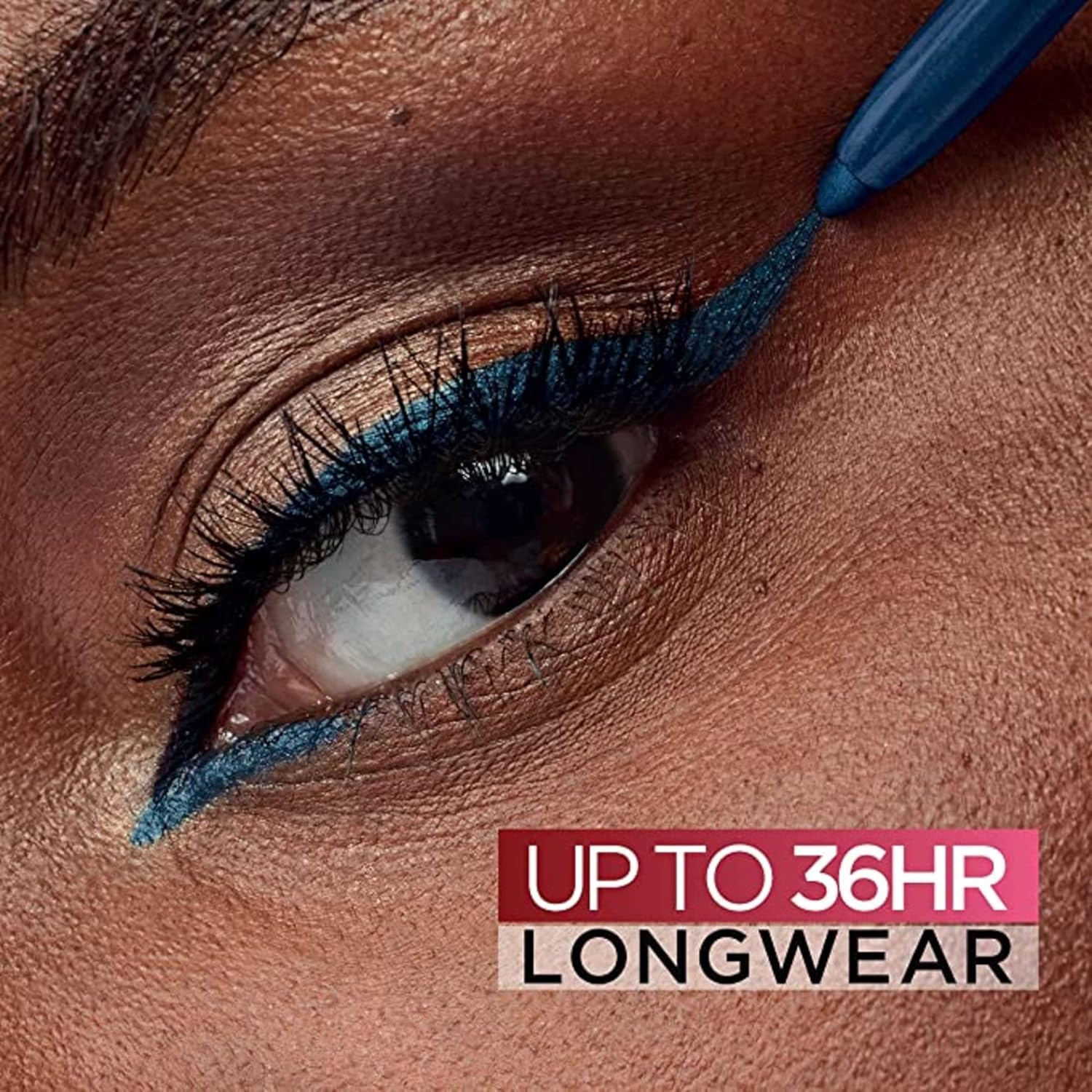 L'Oreal Paris Infallible Grip Mechanical Gel Eyeliner Pencil, Smudge-Resistant, Waterproof Eye Makeup with Up to 36HR Wear, Blue Jersey, 0.01 Oz : Beauty & Personal Care