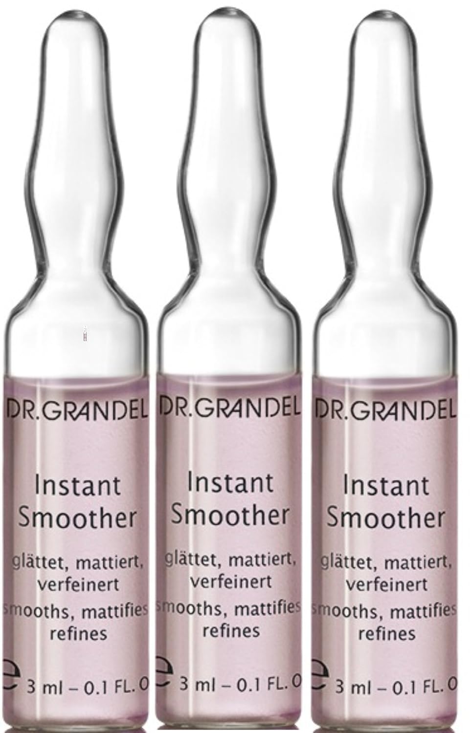 Dr. Grandel Instant Smoother Ampoule 3 X 3 Ml. For A Smooth, Even, Matted-Looking Skin : Beauty & Personal Care