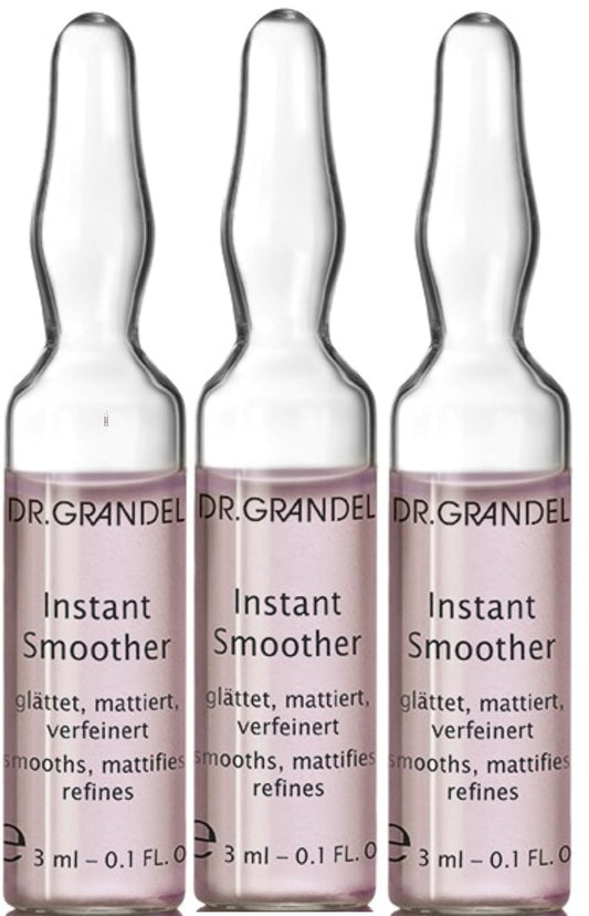 Dr. Grandel Instant Smoother Ampoule 3 X 3 Ml. For A Smooth, Even, Matted-Looking Skin : Beauty & Personal Care