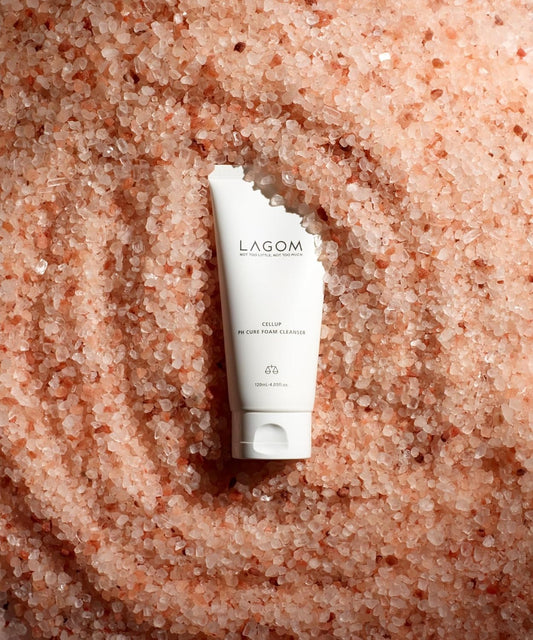 Lagom Cellup Ph Cure Foam Cleanser | Low Ph, Skin Barrier Protection, Natural Deep Face Cleansing, 5.5 Subacid For Sensitive Skin 4.05 Fl Oz