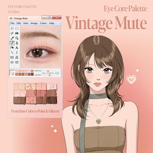 Espoir Eye Core Palette #3 Vintage Mute | 12 Versatile Colors For Various Uses | Autumn Warm Tone Eyeshadow Palette With Mute Tone Shades For A Vibrant Eye Makeup Look