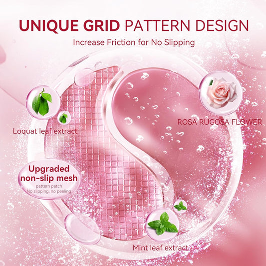 Breylee Renewal Care Kit With Aloe Vera Eye Masks – 60 Pcs & Renewing Serum, Under Eye Patches For Puffy Eyes,Hydrates, Improves And Firms The Eye Area, Suitable For Both Women And Men