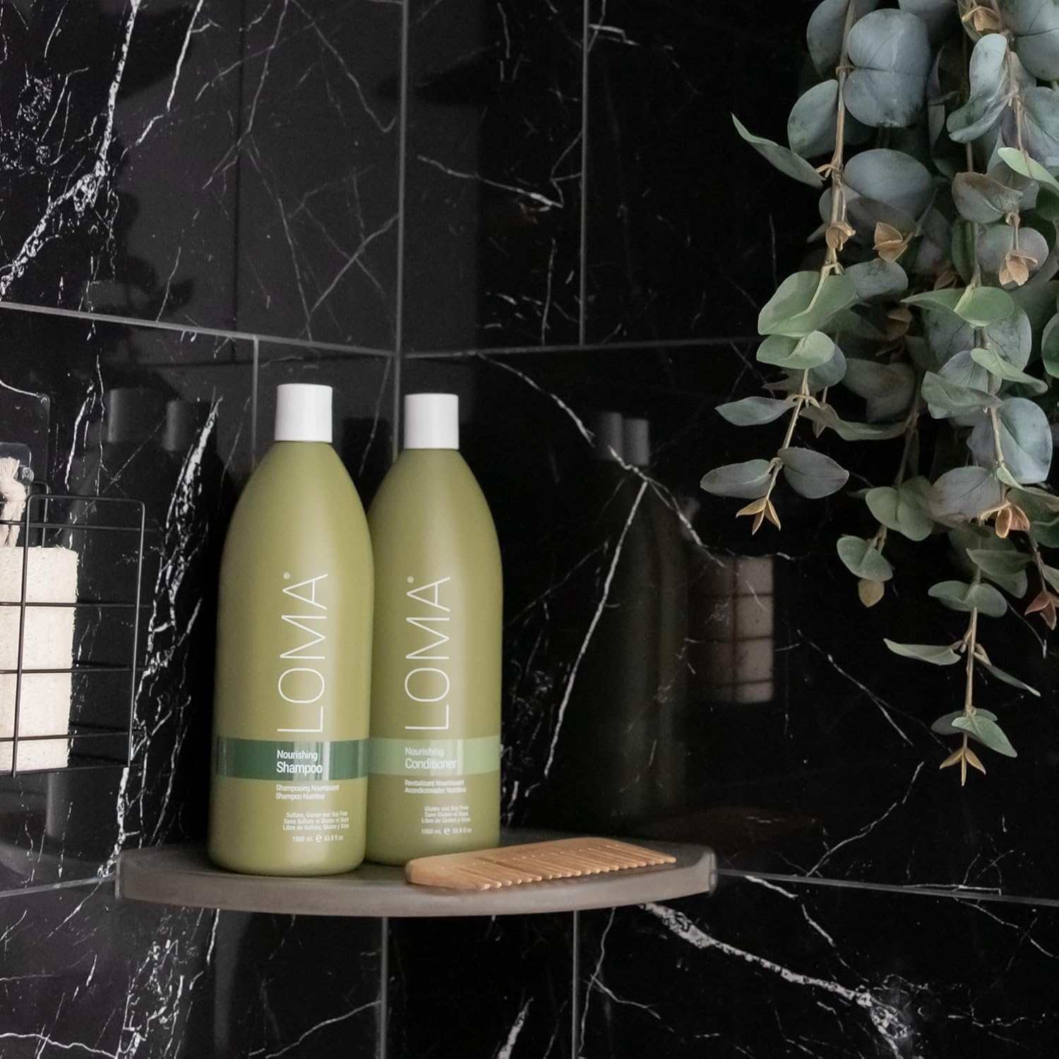 Loma Hair Care Nourishing Shampoo Nourishing Conditioner Duo, 33 Oz