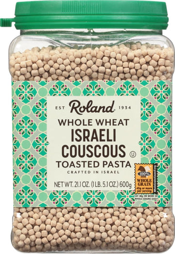 Roland Foods Israeli Toasted Couscous, Whole Wheat, 21.16 Ounce, Pack Of 2