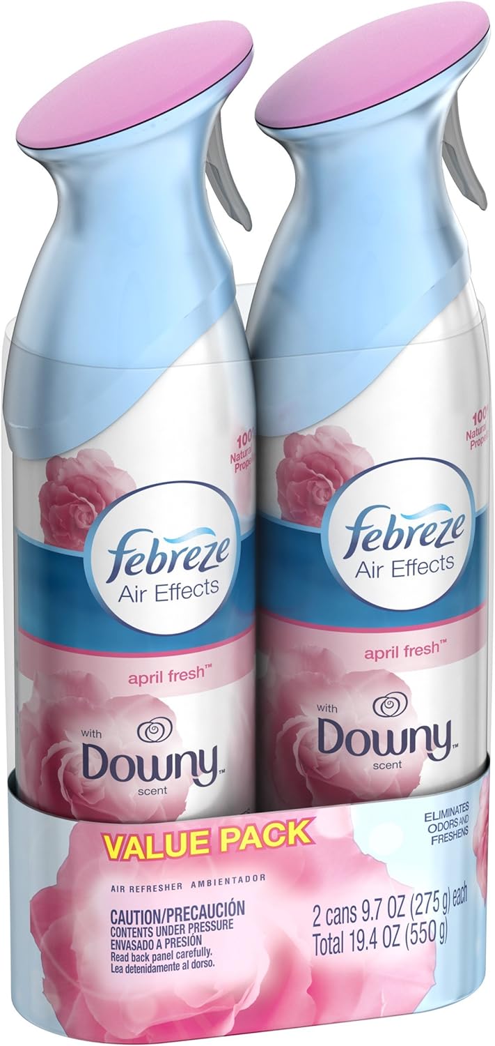 Febreze Air Effects with Downy April Fresh Scent Twin Pack Air Freshener, 2 ct : Everything Else