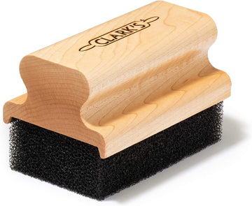 CLARK'S Cutting Board Oil & Wax Applicator - Elegant Design With Ergonomic Handle - Restores Beauty Of Your Butcher Block And Wood Surfaces - Smooth And Consistent Finish - Made From Hardwood Maple