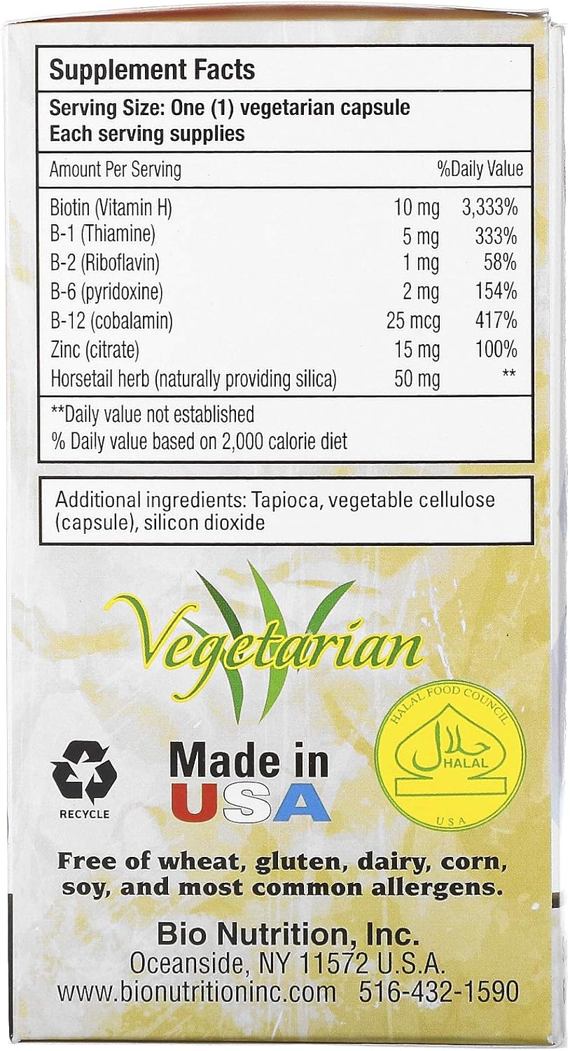 Healthy Hair W/Biotin 60 Vgc : Beauty & Personal Care