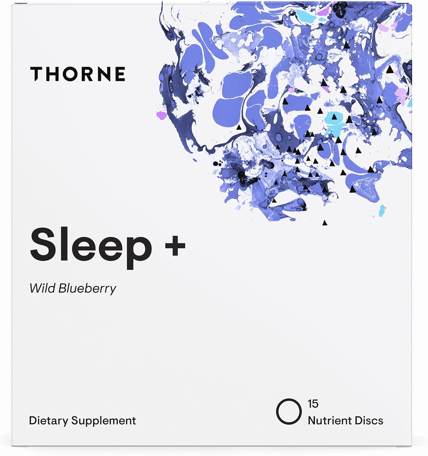 THORNE Sleep + Dissolvable Supplement Disc - Chamomile, L-Theanine and Melatonin for deep, restful Sleep - 15 Servings