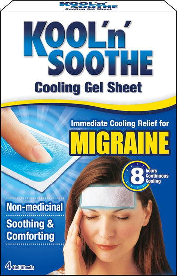 Kool 'N' Soothe Migraine Cooling Strips - 2 Pack Of 4