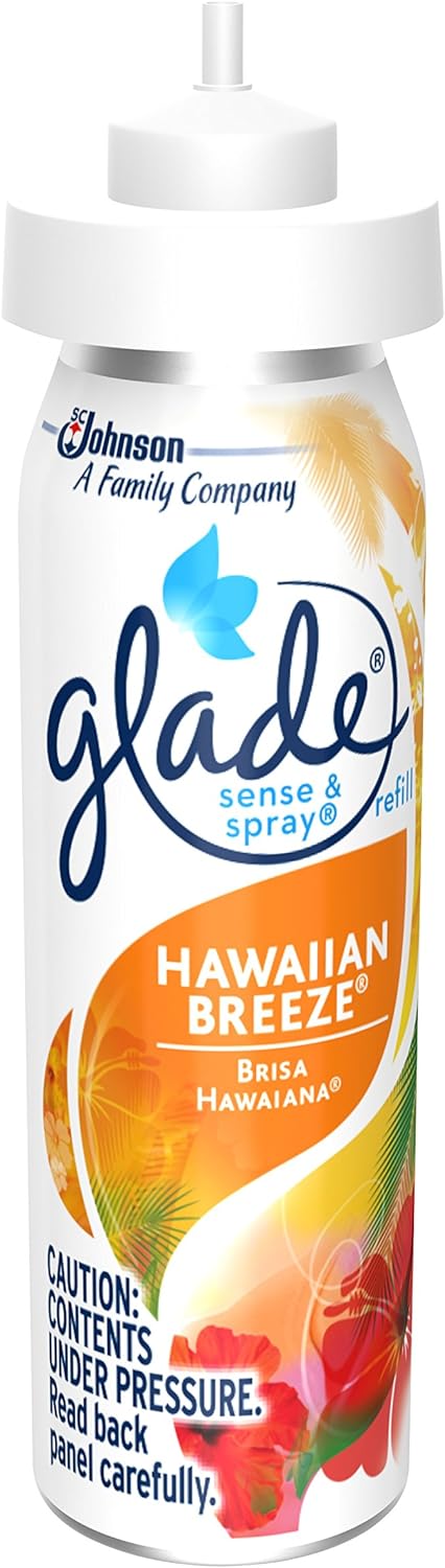 Glade Sense & Spray Automatic Air Freshener Refill, Hawaiian Breeze (2 Ct, 0.86 Oz) : Health & Household