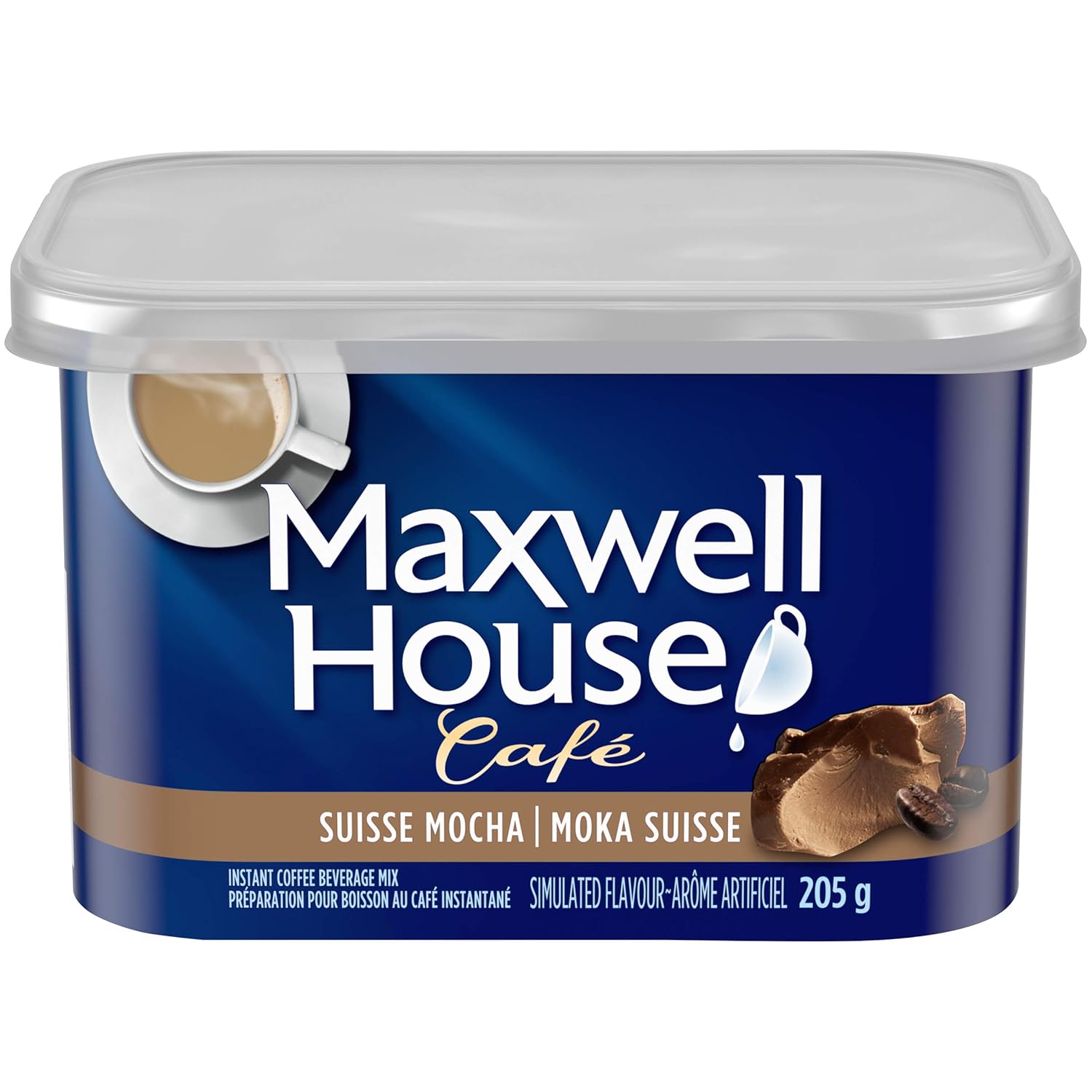 Maxwell House Cafe, Suisse Mocha, Instant Coffee, {Imported From Canada}