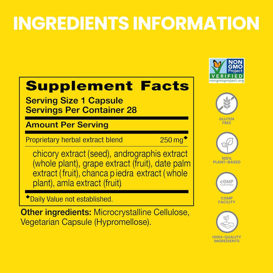 Himalaya Partysmart, One Capsule For A Better Morning, Plant-Based Liver Support For A Better Morning After Drinking, Clinically Studied, Non-Gmo Project Verified, 28 Capsule Larger Size