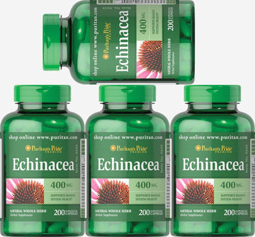 Puritan's Pride Echinacea 400 mg, 800 Count (4 Pack)