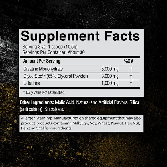 Condemned Labz Locked Down | Creatine Performance Complex | Creatine Monohydrate, Glycerol, Taurine | Enhanced Hydration, Energy & Stamina | 30 Servings (Lemon Lime)