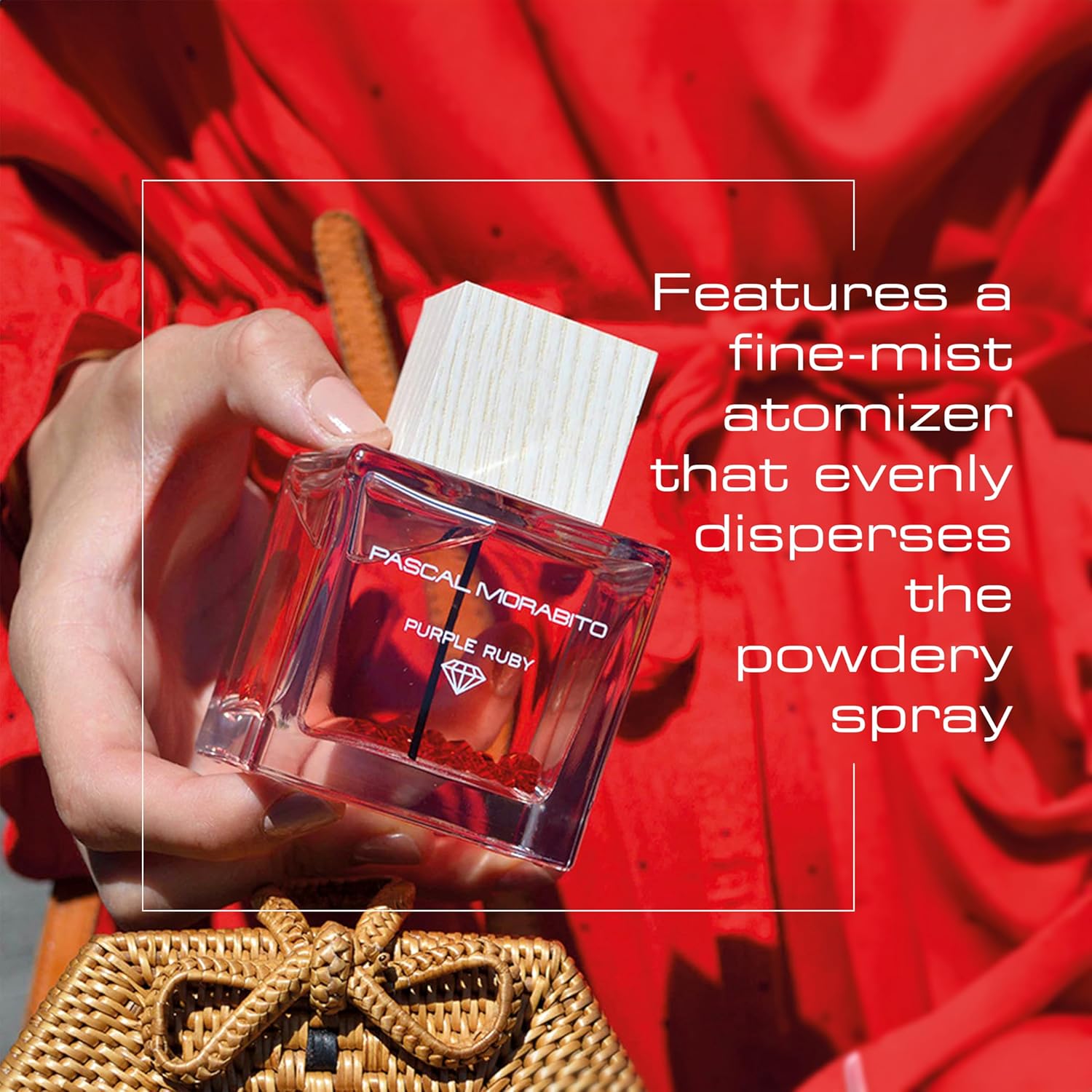 Pascal Morabito - Purple Ruby - 3.4 Oz Eau De Parfum - Fragrance Mist For Women - Floral Gourmand Scent - Perfume Spray With Gardenia, Peony, Apple, Caramel, Musk Accords : Beauty & Personal Care