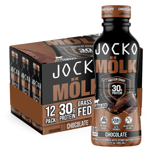 Jocko Mölk Rtd Protein Shakes Bundle - Chocolate & Sweet Cream Coffee (24 Pack)