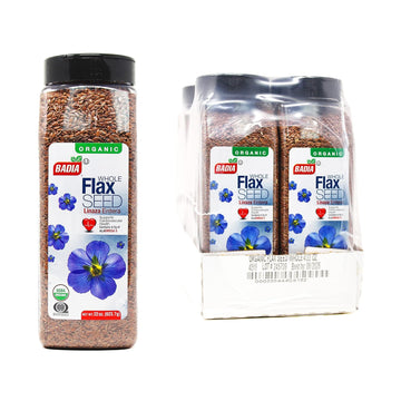 Badia Organic Flax Seed, 22 Ounce (Pack of 4)