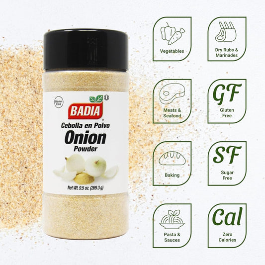 Badia Spices Onion Powder, 9.5 Oz
