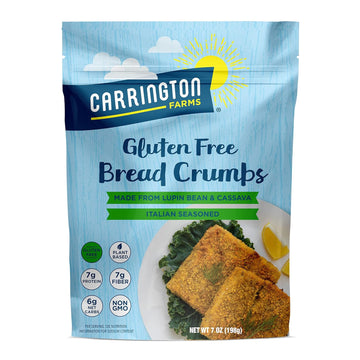 Carrington Farms - Gluten Free Bread Crumbs - Made with Lupin Bean and Cassava - Italian Seasoned