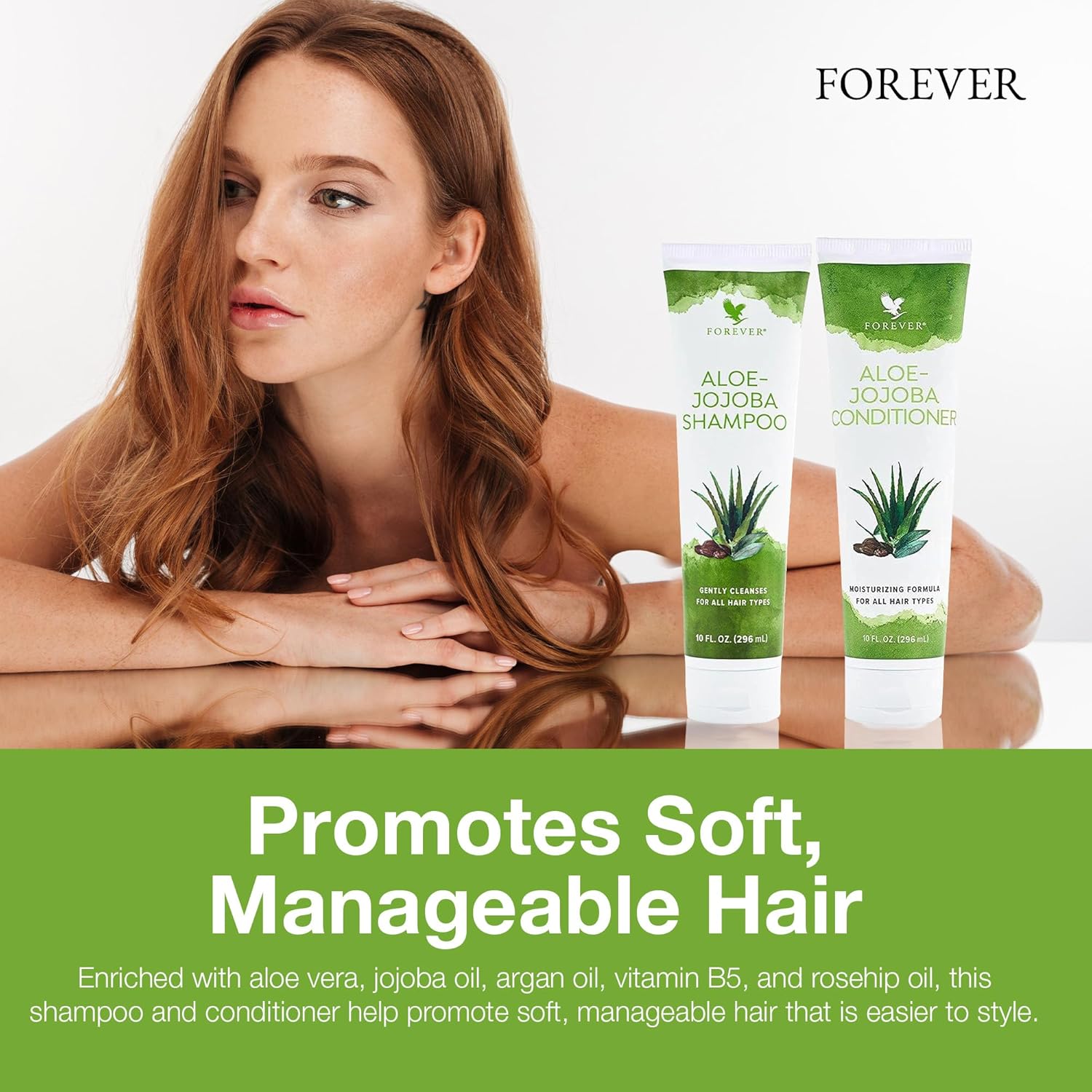 Forever Living Aloe-Jojoba Shampoo And Conditioning Rinse Twin Pack