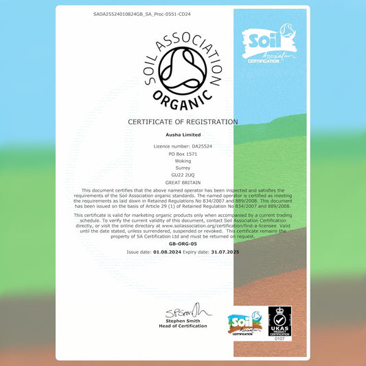 Ausha Organic Immunity Plus Superfood Powder 200G - Blend Of 5 Superfoods - Gold Badge Winner In Wellness From Within Award 2024" For Best Immunity Product