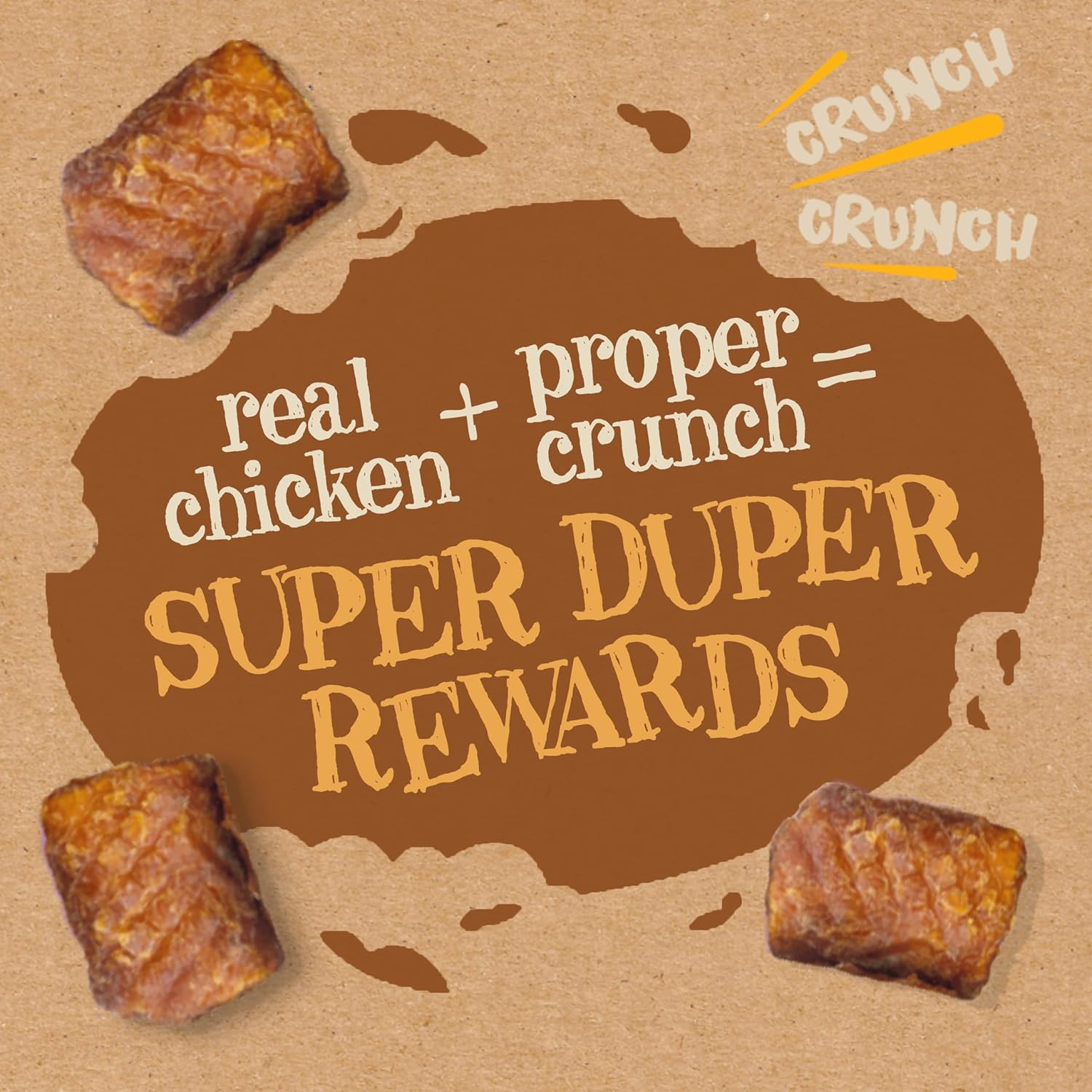 Good Boy Crunchies Chicken & Cheese - Natural Dog Treats - Training Treats - Bulk Box - 8 x 54g : Amazon.co.uk: Pet Supplies