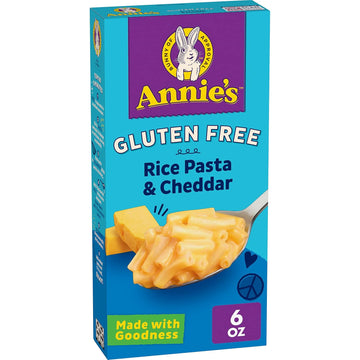 Annie'S Gluten Free Macaroni And Cheese Dinner, Rice Pasta & Cheddar, 6 Oz