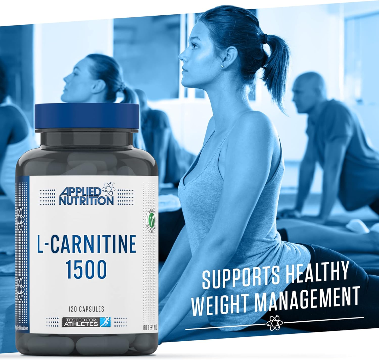 Applied Nutrition L-Carnitine 1500mg - Carnitine Supplement Premium L-Tartrate Form, High Strength, Energy Boost & Weight Management (120 Capsules - 60 Servings) : Amazon.co.uk: Health & Personal Care