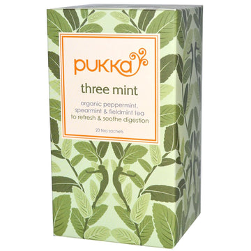 Pukka Organic Three Mint Tea, 20 Ct