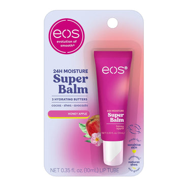 Eos 24H Moisture Super Balm- Honey Apple, Lip Mask, Day Or Night Lip Treatment, Made For Sensitive Skin, 0.35 Fl Oz