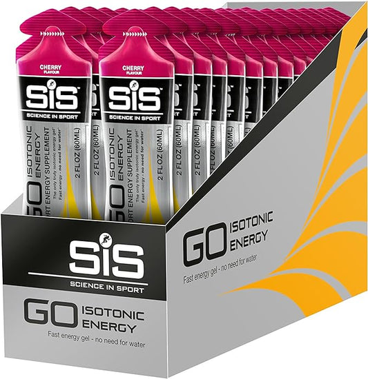 SIS Isotonic Energy Gels, 22g Fast Acting Carbohydrates, Performance & Endurance Sport Nutrition for Athletes, Energy Gels for Running, Cycling, Triathlon- 2 oz - 30 Pack