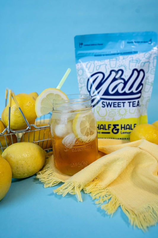 Y'All Sweet Tea - Half Sweet Tea Half Lemonade Iced Tea Bags One Gallon Size In 10 Gallons Per Pack Quick Brew Southern Ice Tea & Lemonade Blend | As Seen On Shark Tank (Caffeinated)