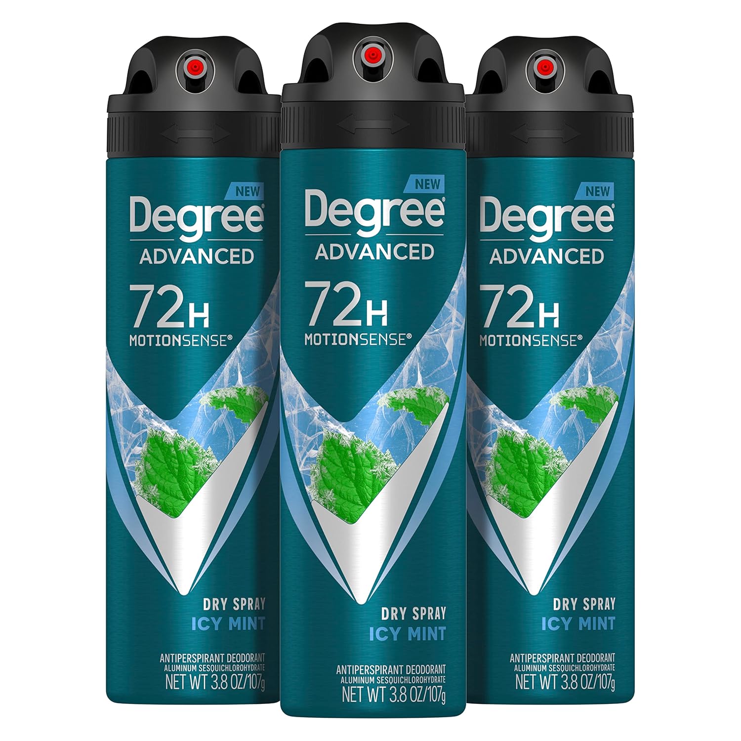 Degree Men Antiperspirant Deodorant Dry Spray Sport Defense 72-Hour Sweat And Odor Protection Deodorant For Men With Body Heat Activated Technology 3.8 Oz