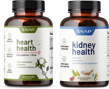 Snap Supplements Heart And Kidney Health Capsules