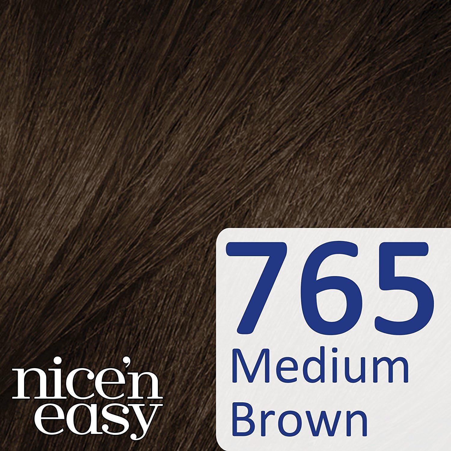 Clairol Nice'n Easy No Ammonia Hair Dye, 765 Medium Brown : Amazon.co.uk: Beauty