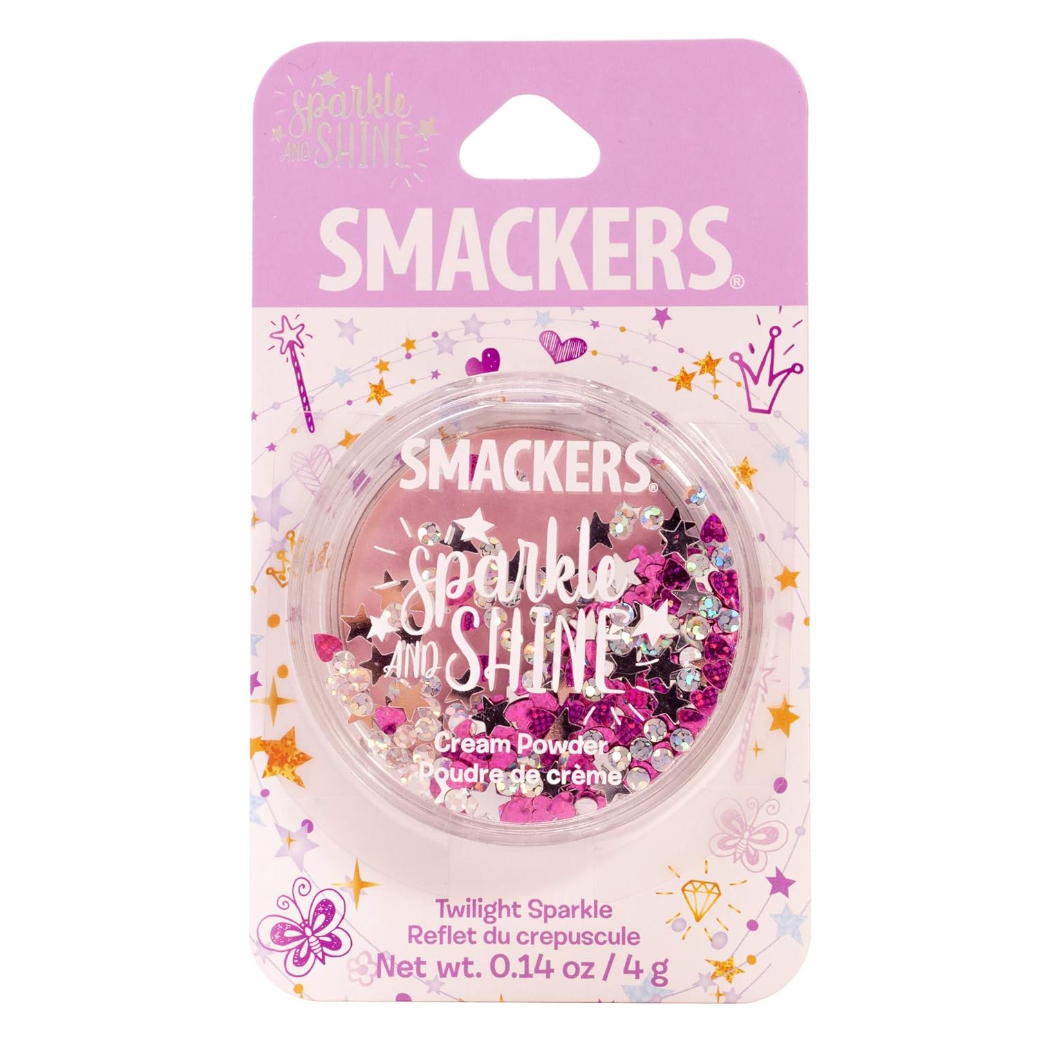 Lip Smacker Sparkle & Shine Cream Powder, Twlight Sparkle, 0.14 Ounce, Highlighter, Blush, Eyeshadow : Beauty & Personal Care