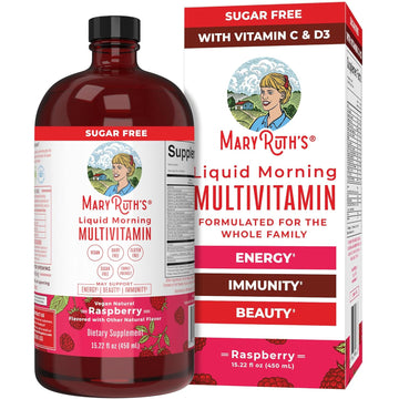 Multivitamin For Women Men & Kids | Vegan, Sugar Free | Womens Multivitamin & Multimineral | Vitamins For Women | Beauty & Energy Women'S Multivitamin | Daily Multivitamins | Non-Gmo | 15.22 Fl Oz