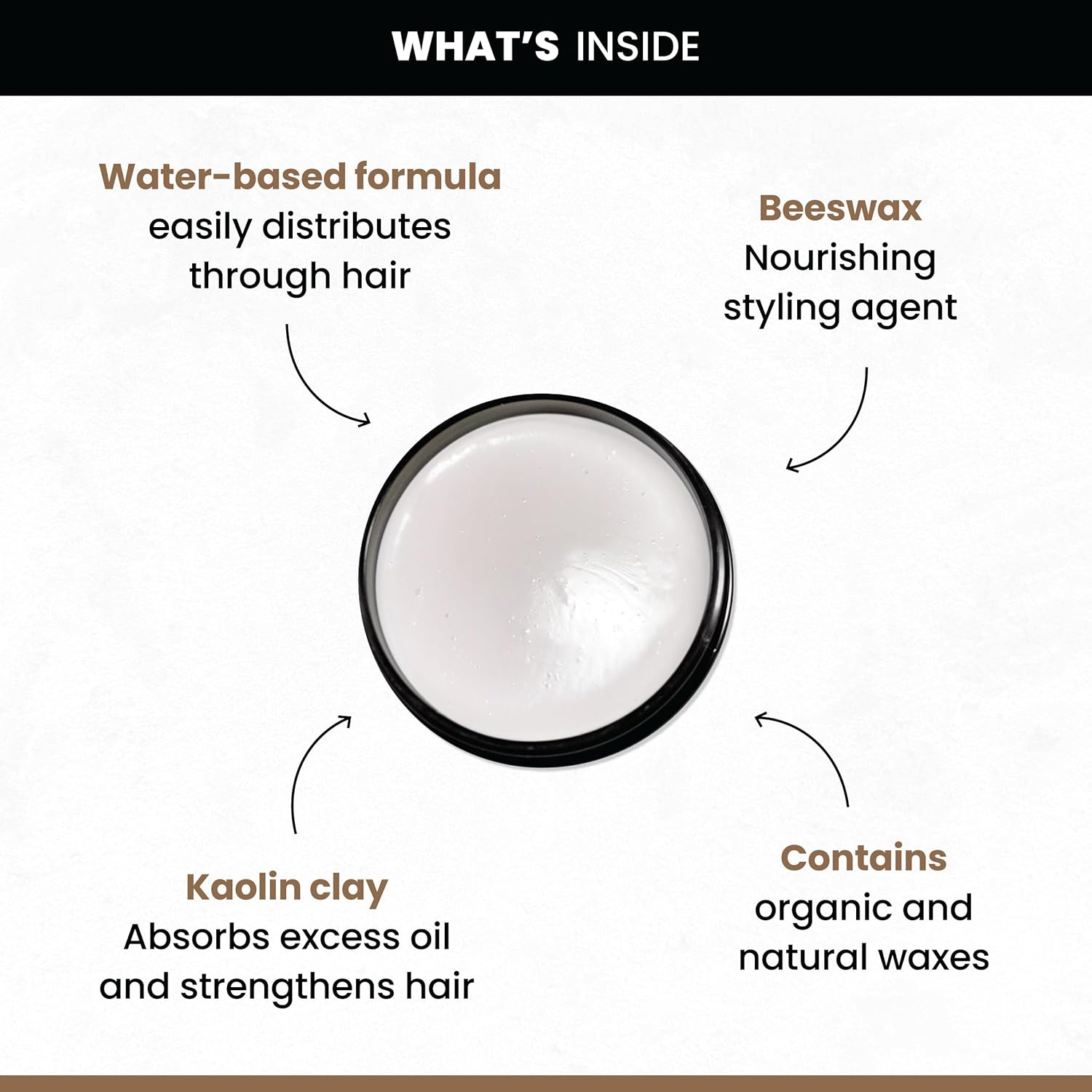 Billy Jealousy Stable Condition Matte Cream For Men With Natural Hold And Matte Finish, Reworkable, Lightweight, Water Based Hair Styling Product, Vanilla & White Musk Scent, 3 Oz. : Beauty & Personal Care