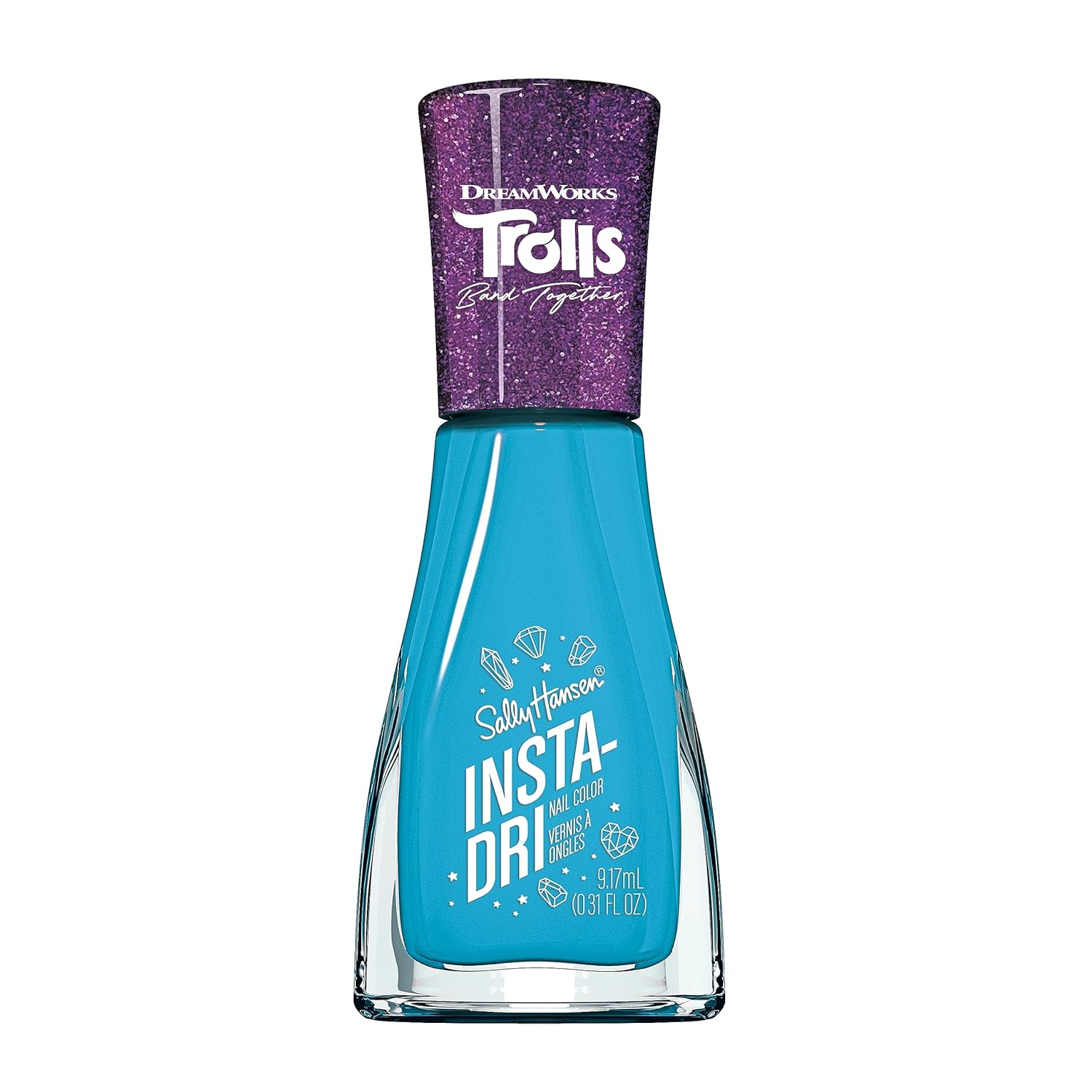 Sally Hansen Insta-Dri X Trolls Nail Polish Collection - Bandtastic - 0.31 Fl Oz