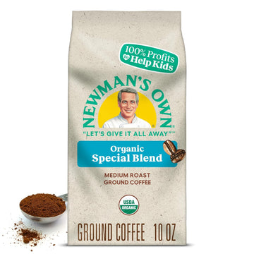 Newmans Own Organics Newmans Special Blend, Medium Roast Ground Coffee, 10Oz