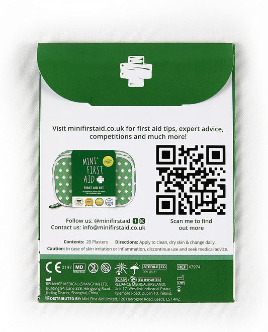 Mini First Aid Kids Plasters - 60 Plaster Pouch, Compact Design For Bag Or Pocket, Individually Wrapped - Handy Children And Baby Travel Essentials