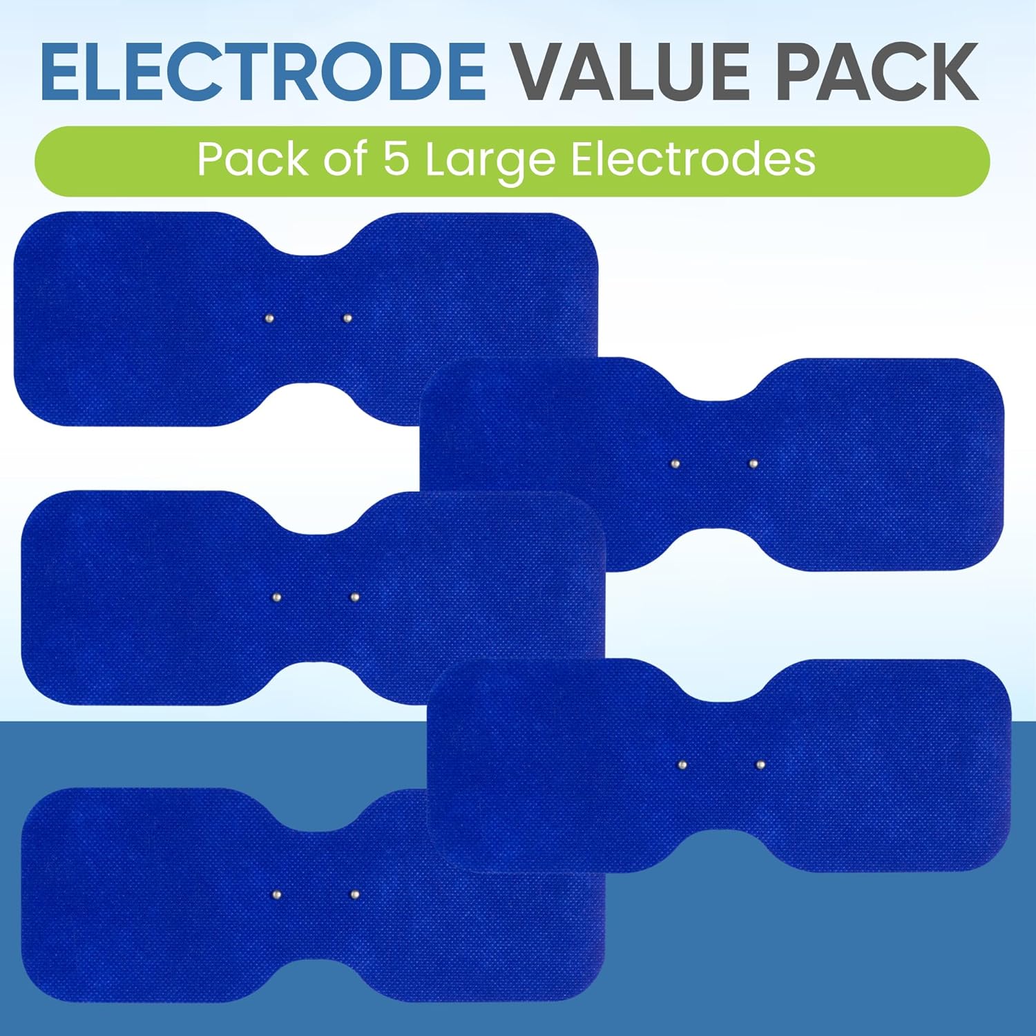 Med-Fit Large Lumbar Wireless TENS Self-Adhesive Electrode – Versatile, Durable, and Hassle-Free Pain Relief Ideal for The Lower Back (Blue, Large Lumbar 5 Pack) : Amazon.co.uk: Health & Personal Care