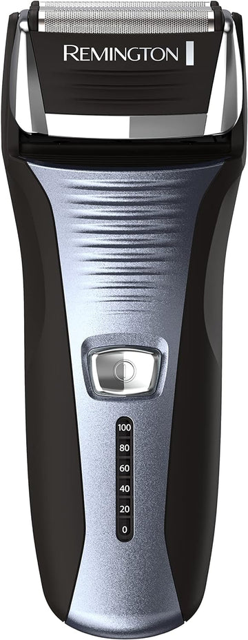 Remington Foil Shaver, Electric Razor For Men, Cordless Rechargeable With Pop Up Trimmer, Pivot & Flexfoil Technology, Lightweight Handheld Design, Black