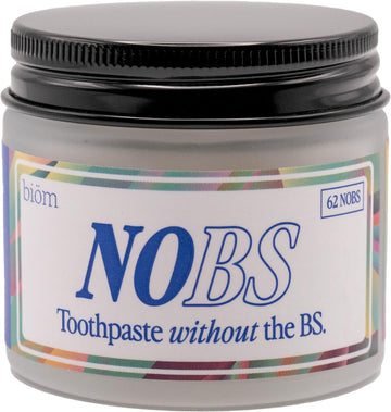 Nobs Toothpaste Tablets - Nano Hydroxyapatite, Flouride & Plastic Free, Eco & Travel Friendly - Remineralize With Nha (1 Month)