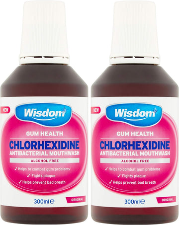 Wisdom Chlorhexidine Mouthwash Original - Alcohol Free 300Ml